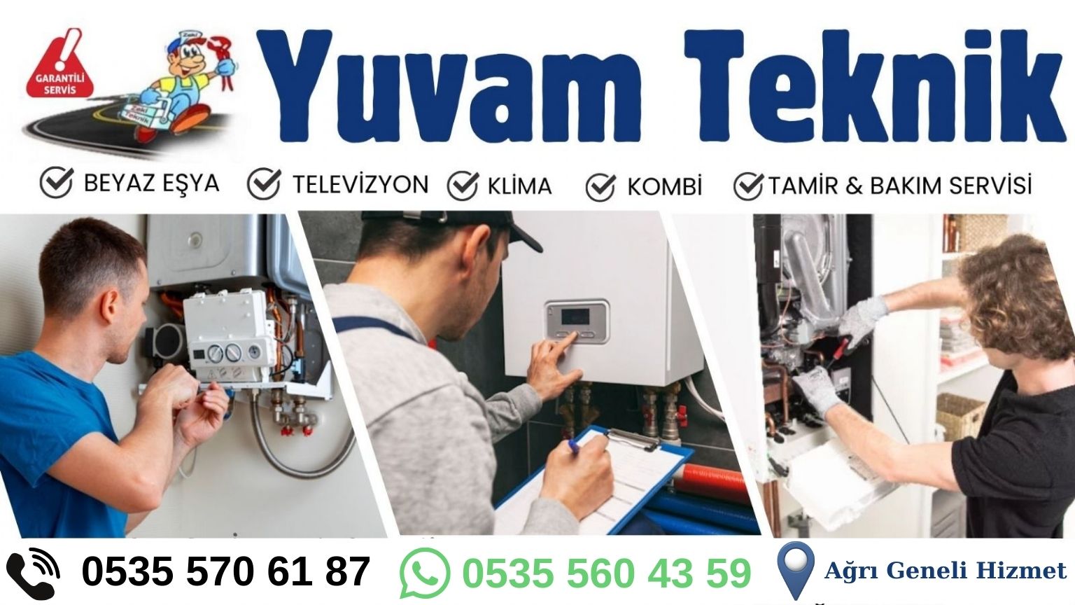 ağrı kombi servisi